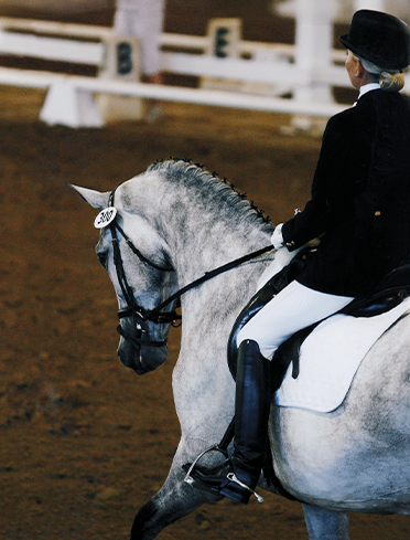 Young Katherine on her journey to dressage gold.